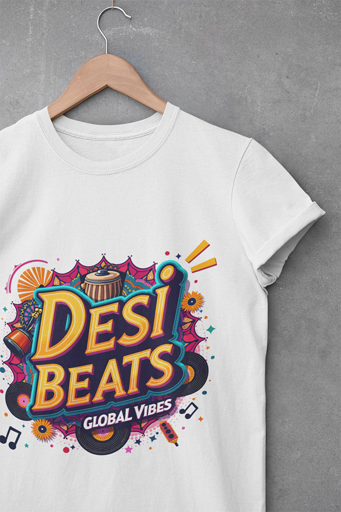Desi Vibes Classic - Men's Round Neck Tee - Image 5
