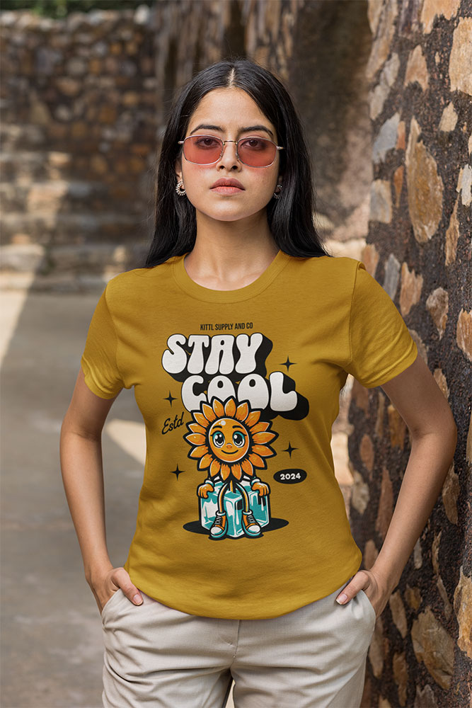 Stay Cool Classic - Women's Round Neck Tee - Image 5